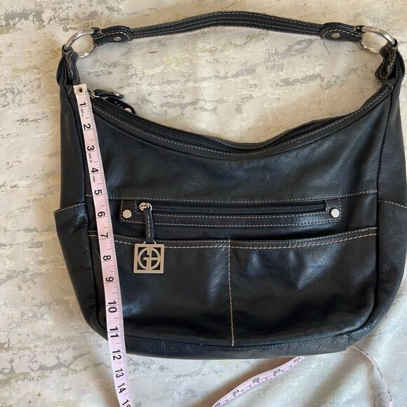 Giani Bernini Y2K slouch leather shoulder bag - Picture 11 of 14